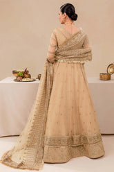 Farasha Dreamt Flair Festive Formal net dupatta and silk trouser detail